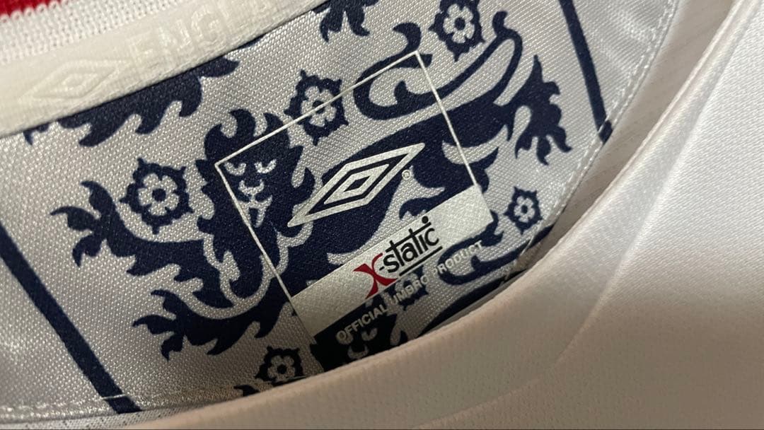 【正規品】06W杯 ベッカム 長袖 海外XL 新品タグ付 ホーム イングランド