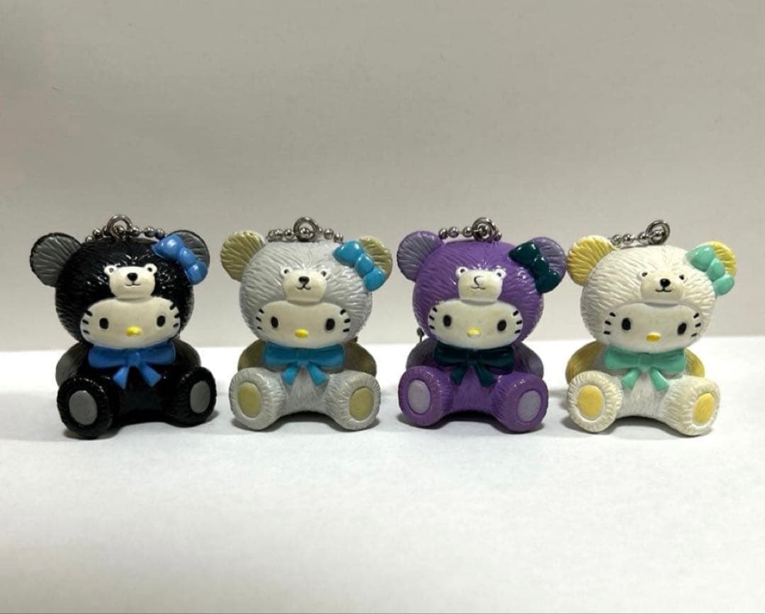 ① ハローキティ テディベアキティ　マスコットキーホルダー　希少レア