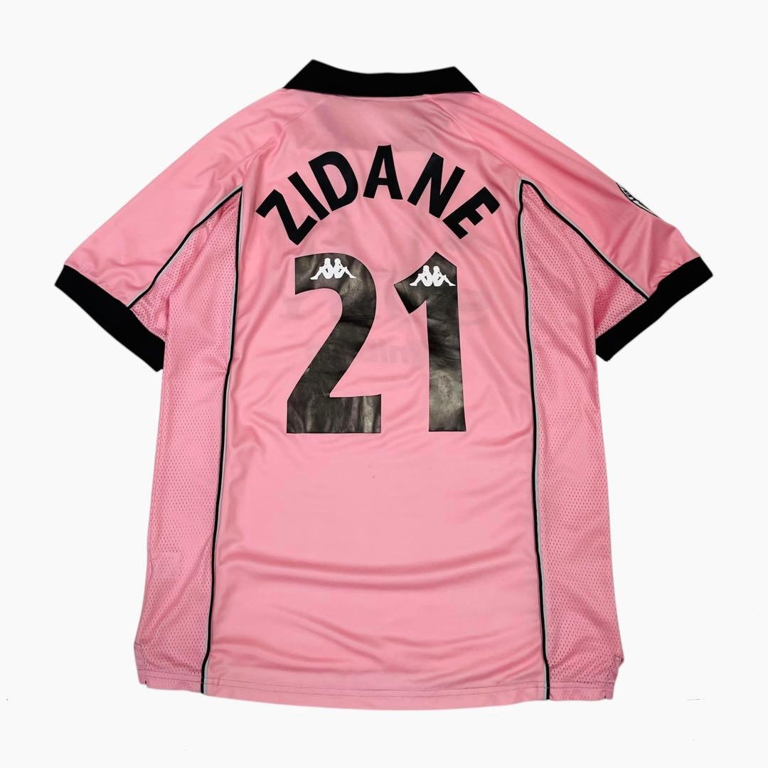 【美品】97/98 ユベントス #21 ジダン 100周年記念 ユニフォーム L