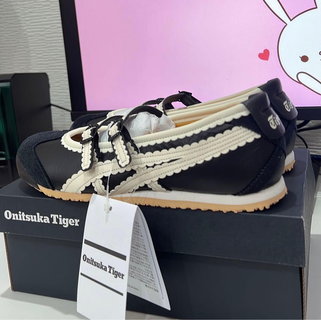 オニツカタイガー ウィメンズ メキシコ66 TGRS ブラック/クリーム