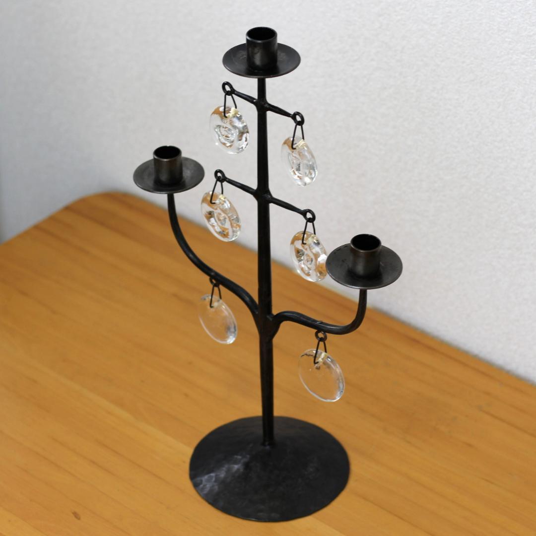 【初期・大・刻印】Erik Hoglund　エリックホグラン　キャンドルホルダー