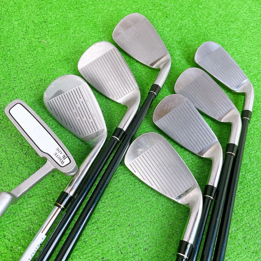 貴重レフティ ブリヂストン ファイズ ゴルフクラブセット 左打ち 11本 メンズ
