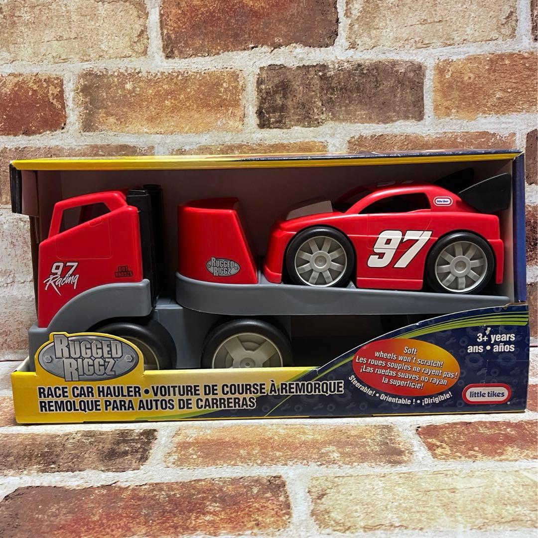 リトルタイクスRUGGED RIGGZ レースカー運搬車&ミニカーセット