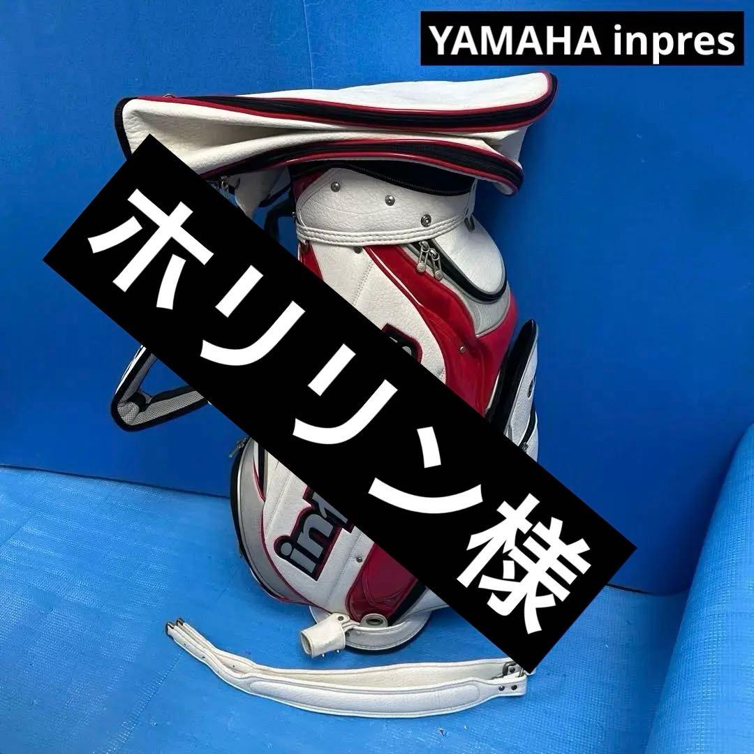YAMAHA inpres キャディバッグ ホワイト/レッド