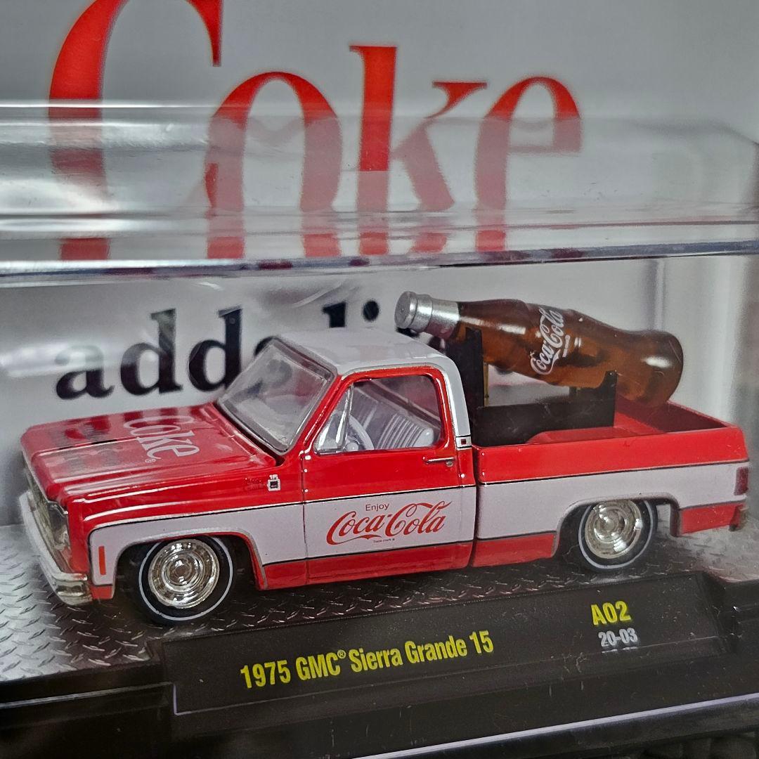 M2マシーン　コカ・コーラ　GMC　シエラ 1/64