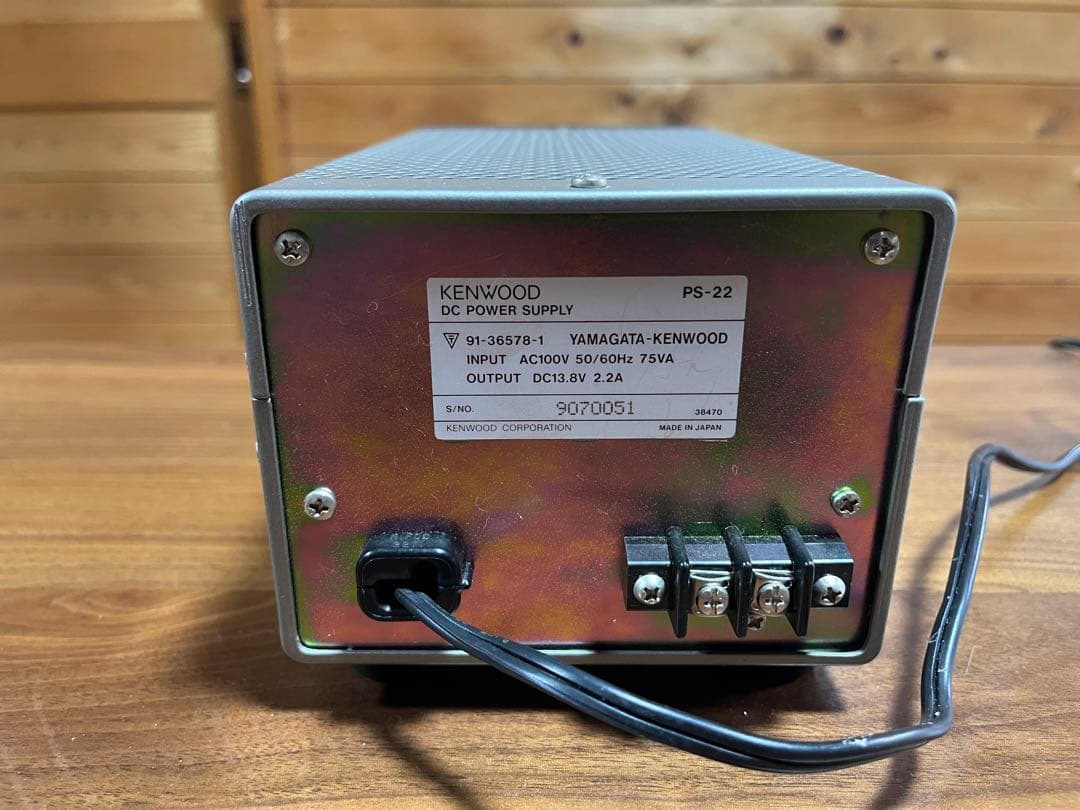 【動作確認済】Kenwood TS-680V 無線機 PS-22 安定化電源