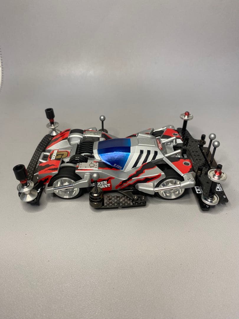 【ミニ四駆】基本の改造がされたミニ四駆。改造例や部品取り等に。NO.487