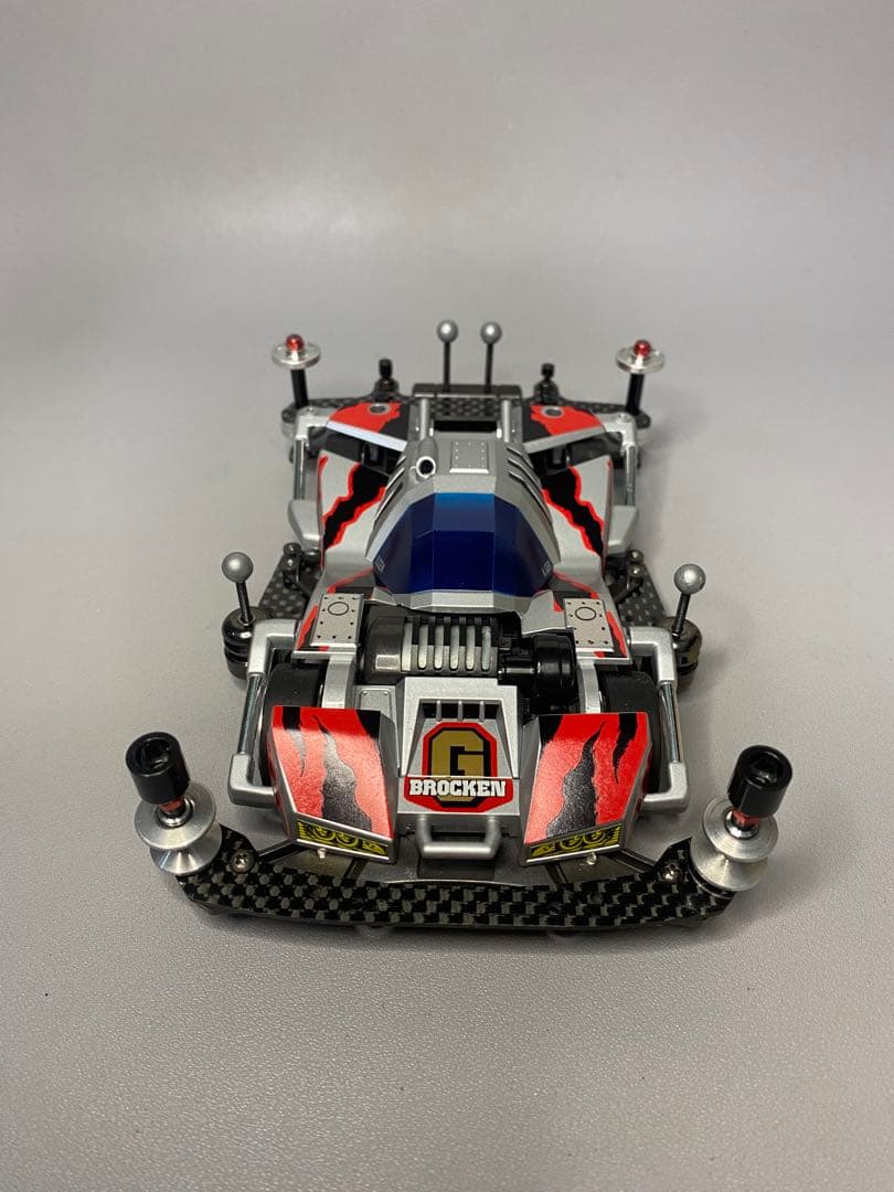 【ミニ四駆】基本の改造がされたミニ四駆。改造例や部品取り等に。NO.487