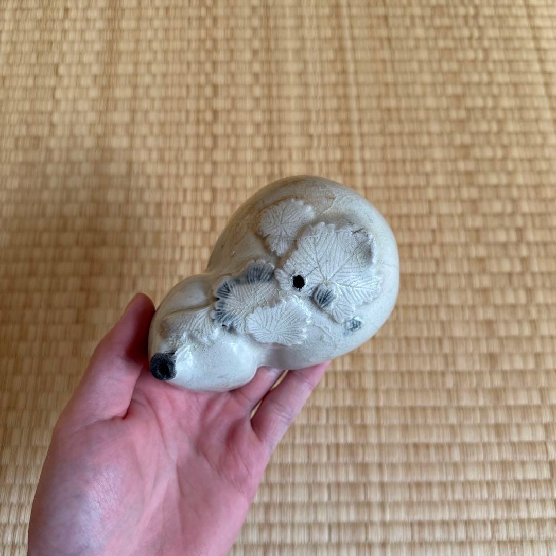 御深井 特大 水滴 瓢箪 江戸時代 発掘品 古伊万里 古瀬戸 美濃 古美術 骨董