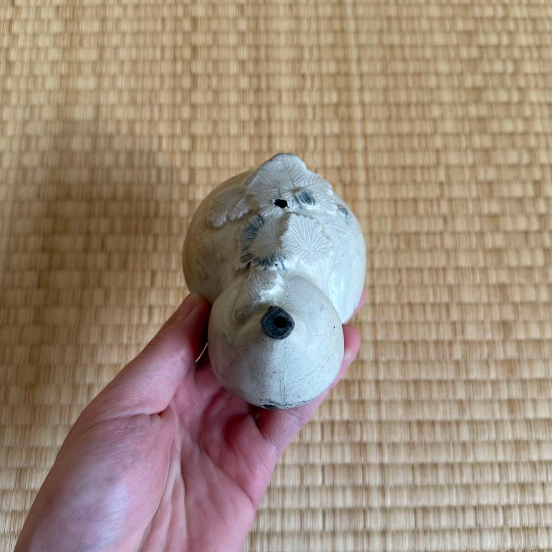 御深井 特大 水滴 瓢箪 江戸時代 発掘品 古伊万里 古瀬戸 美濃 古美術 骨董