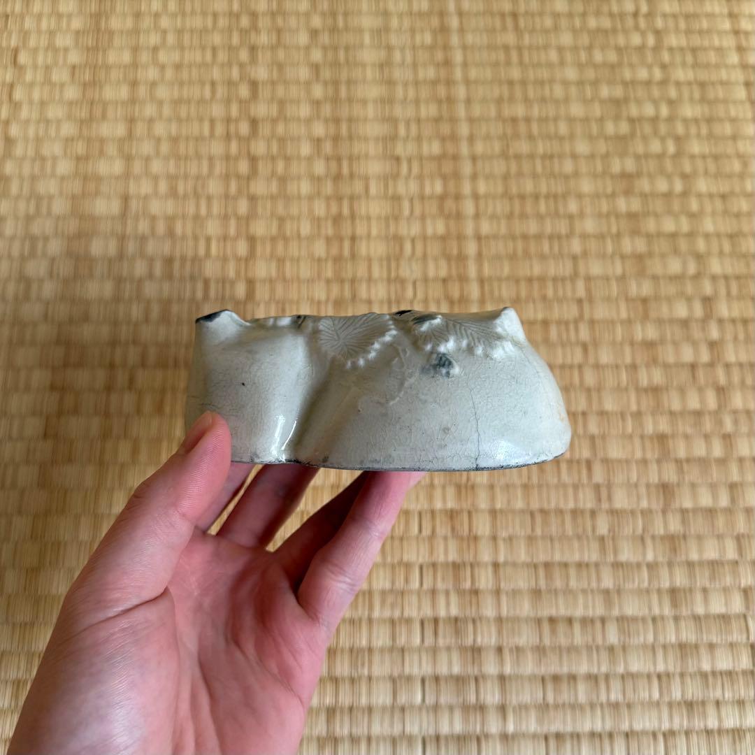 御深井 特大 水滴 瓢箪 江戸時代 発掘品 古伊万里 古瀬戸 美濃 古美術 骨董