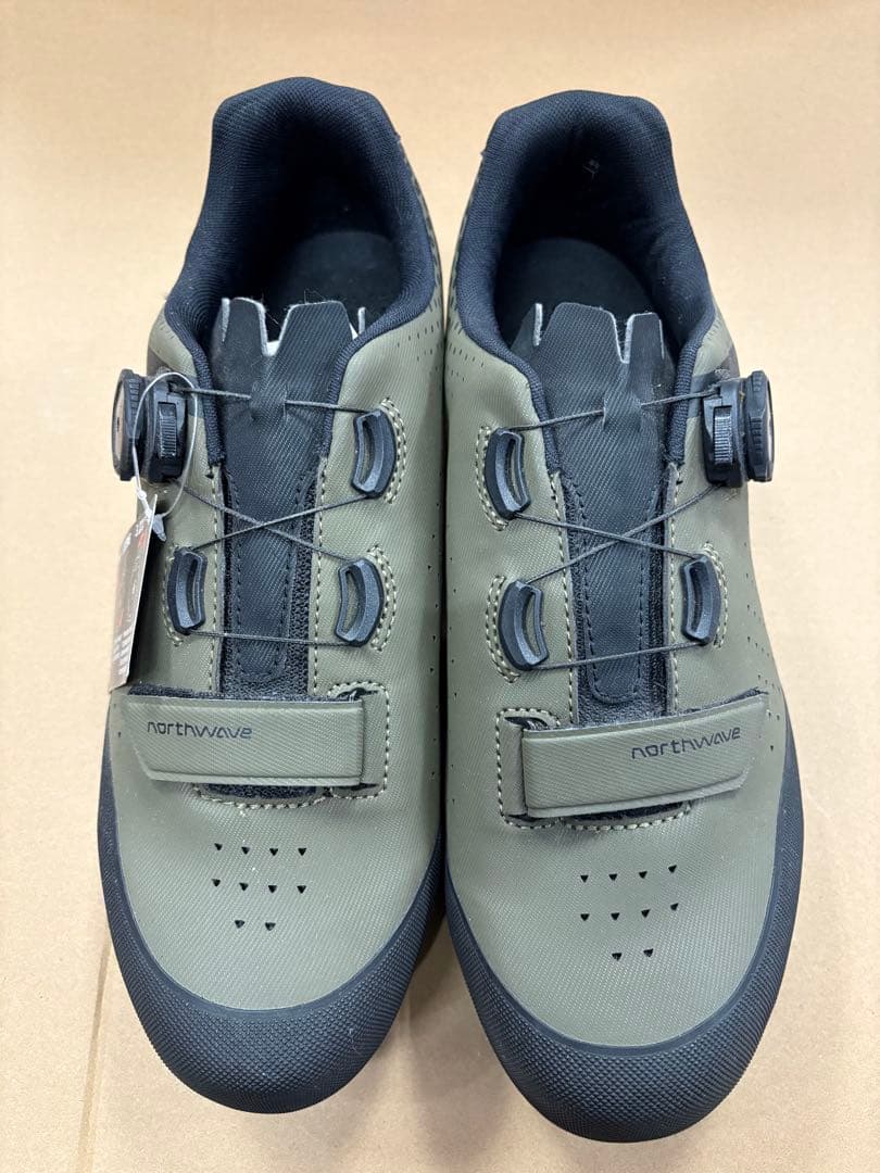 ノースウェーブ　オリジンプラスSPDシューズ オリーブグリーン