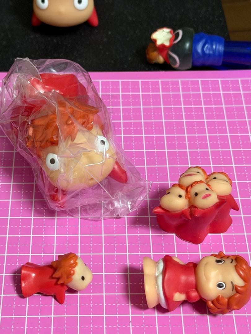 崖の上のポニョ ❤️ポニョ＋妹たち11個 廃盤 フィギュア 指人形