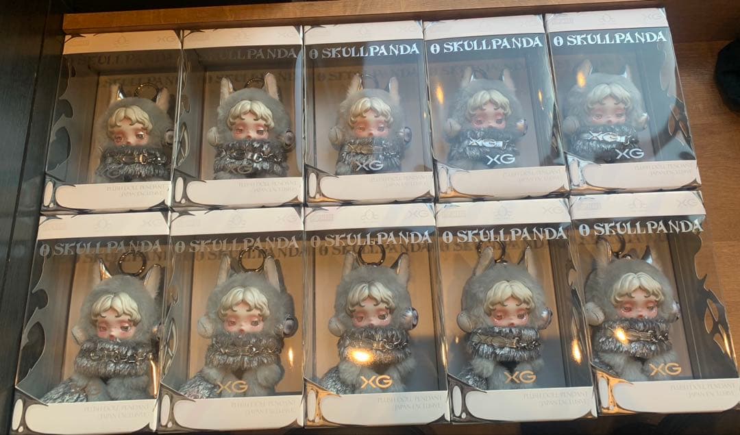 きのこSKULLPANDAXGぬいぐるみペンダント10個セット正規品