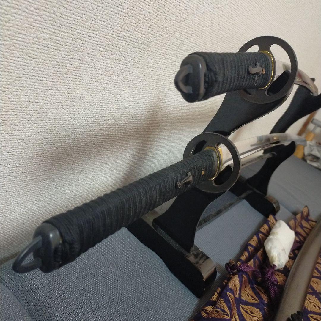 居合刀　模造刀　武蔵拵 藤原兼房 宮本武蔵　日本刀　刀剣　鉄鍔　刀袋　美品