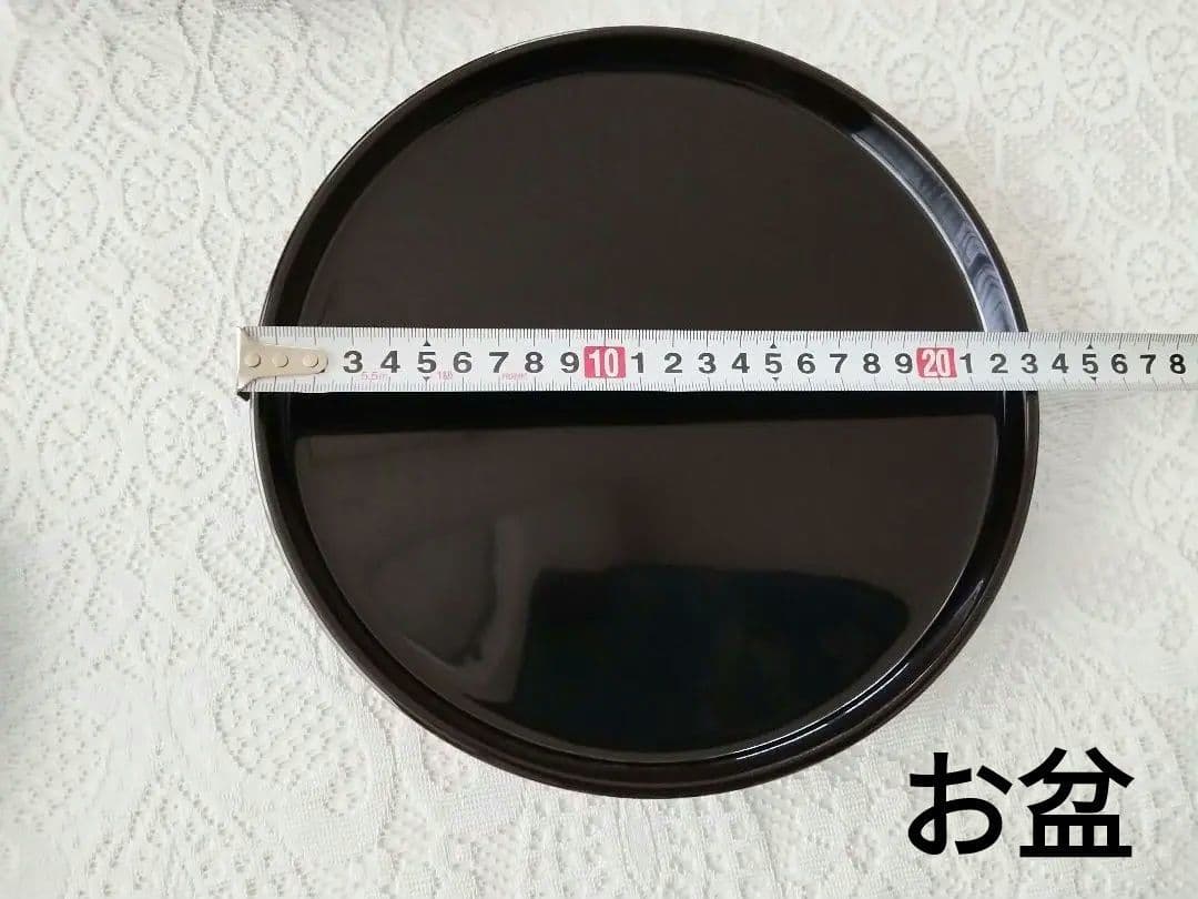 輪島塗　金蒔絵　菓子器　お盆付き　工芸品