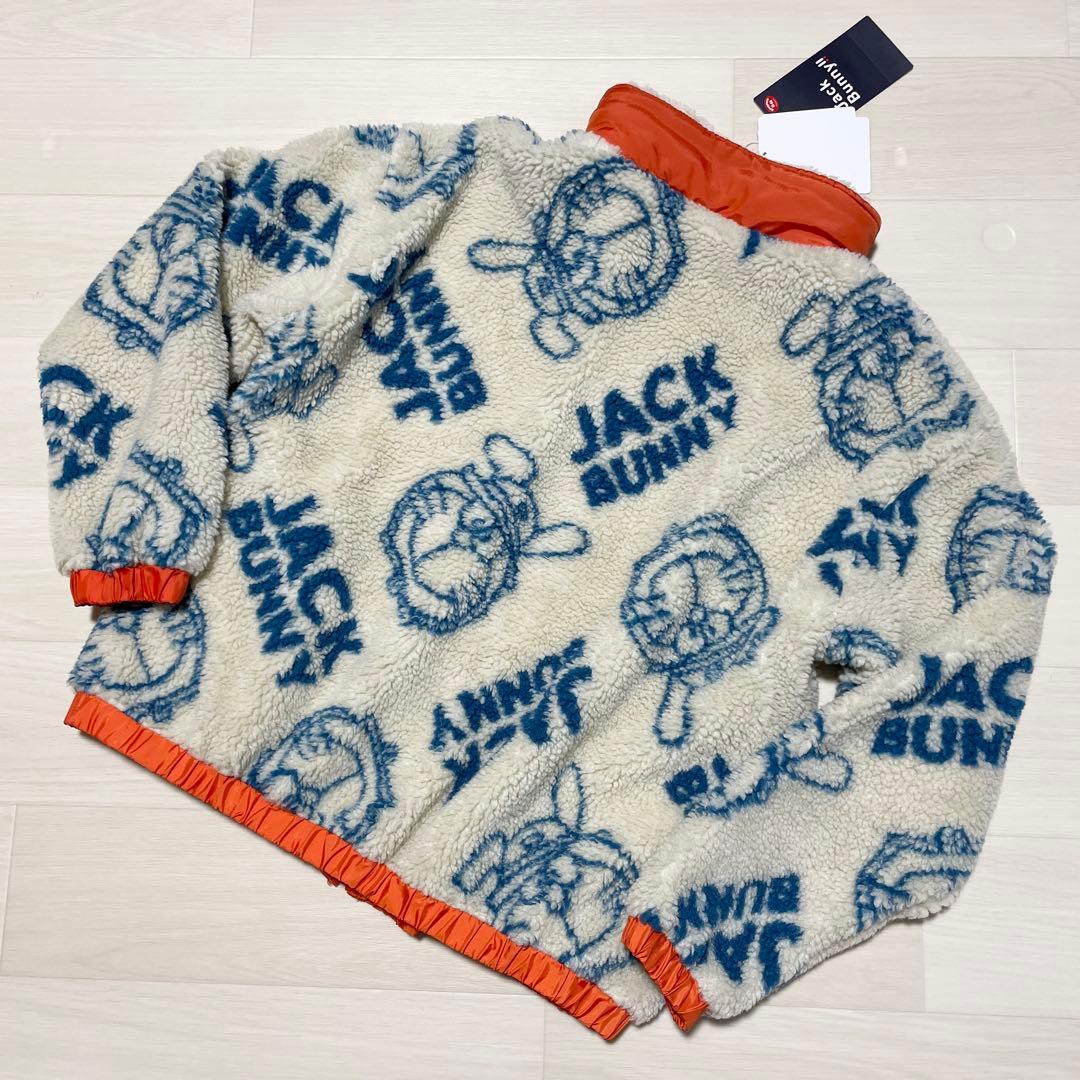 ジャックバニー ドラえもん ジャガード ボア フルジップ フリース スウェット