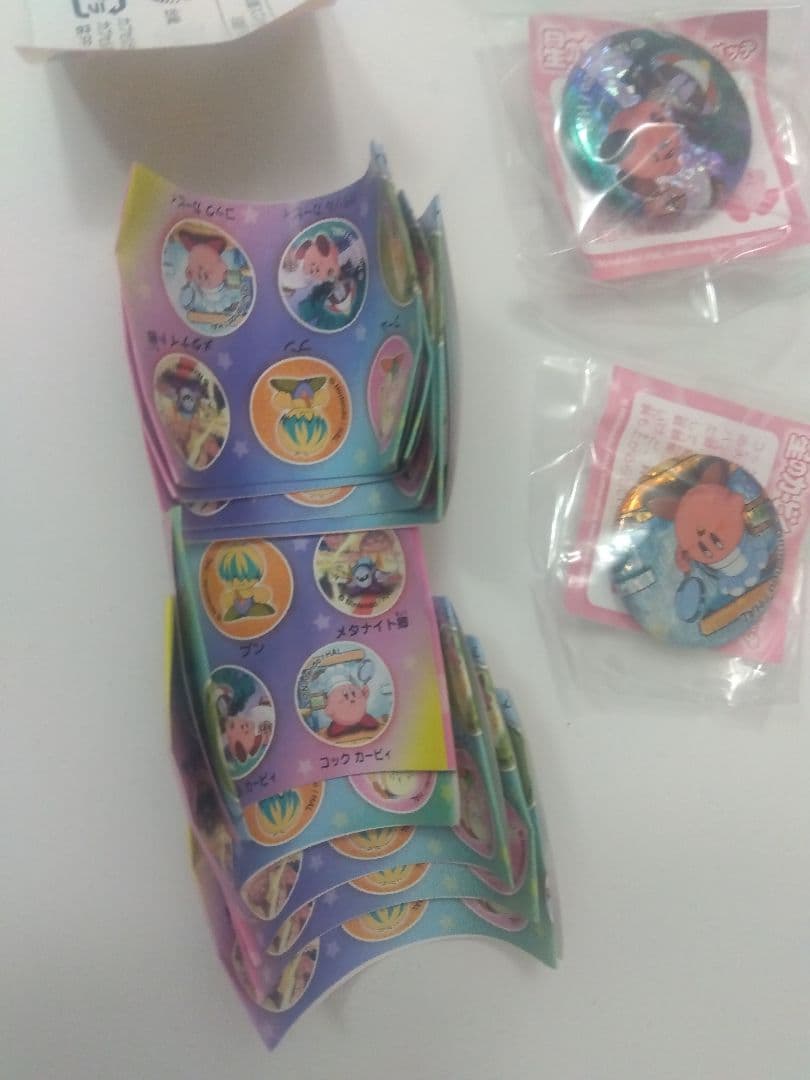 当時物　星のカービィ ホログラムバッヂ　全10種　コンプセット　未開封　アニメ版
