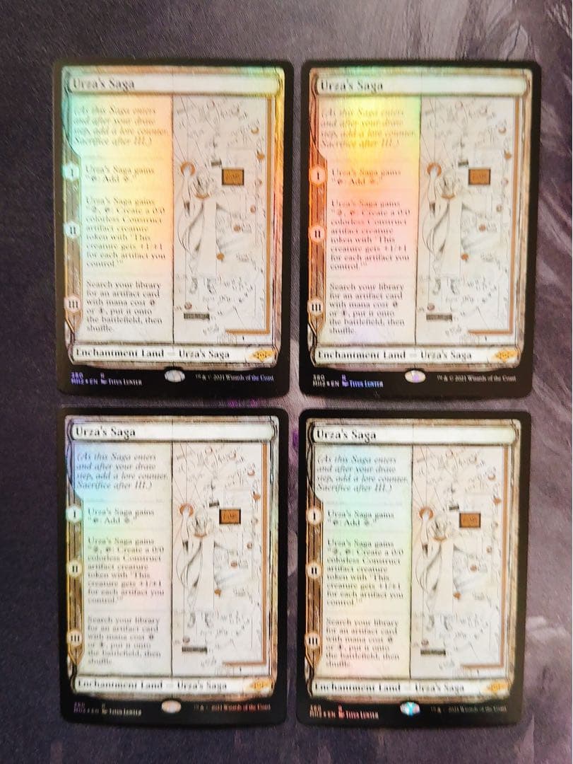 【スケッチfoil】ウルザの物語　英語　4枚セット