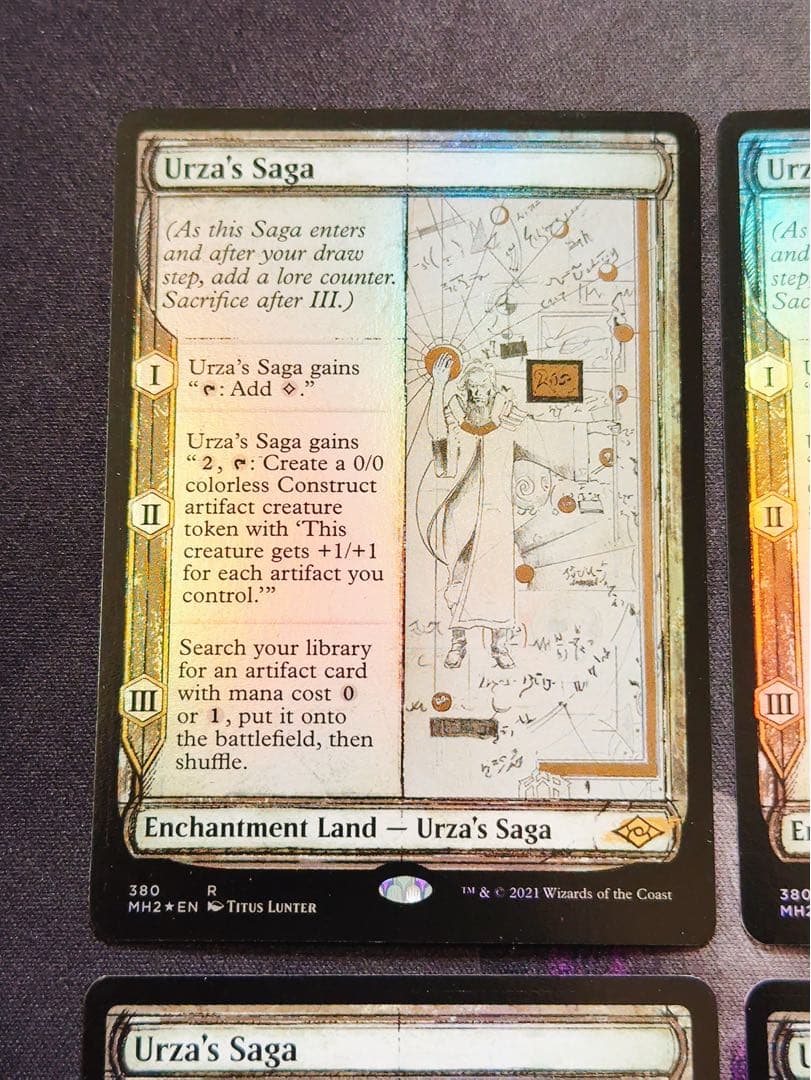 【スケッチfoil】ウルザの物語　英語　4枚セット