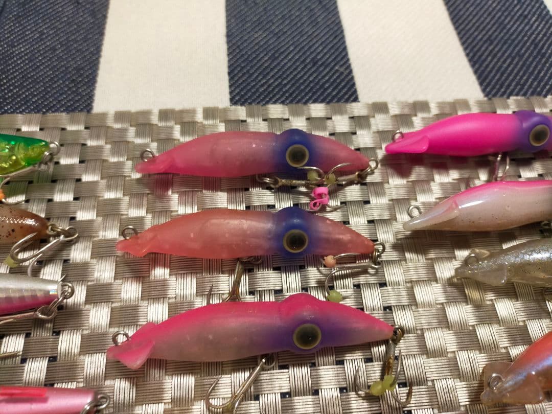 ホタルイカパターン　ルアーセット　ズィークイッド　新月ピンク等