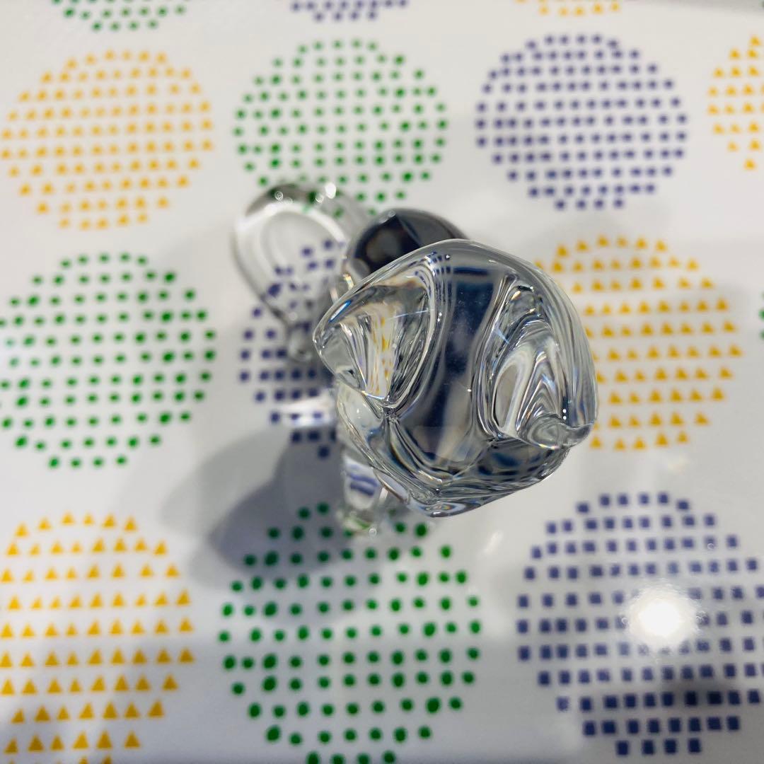 バカラ　baccarat クリスタルガラス 猫の置物 約10cm高　ブランド