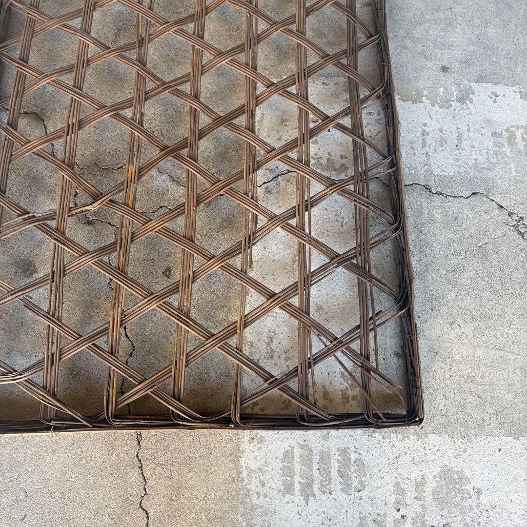 【希少】養蚕用の籠 2枚セット アンティーク レトロ