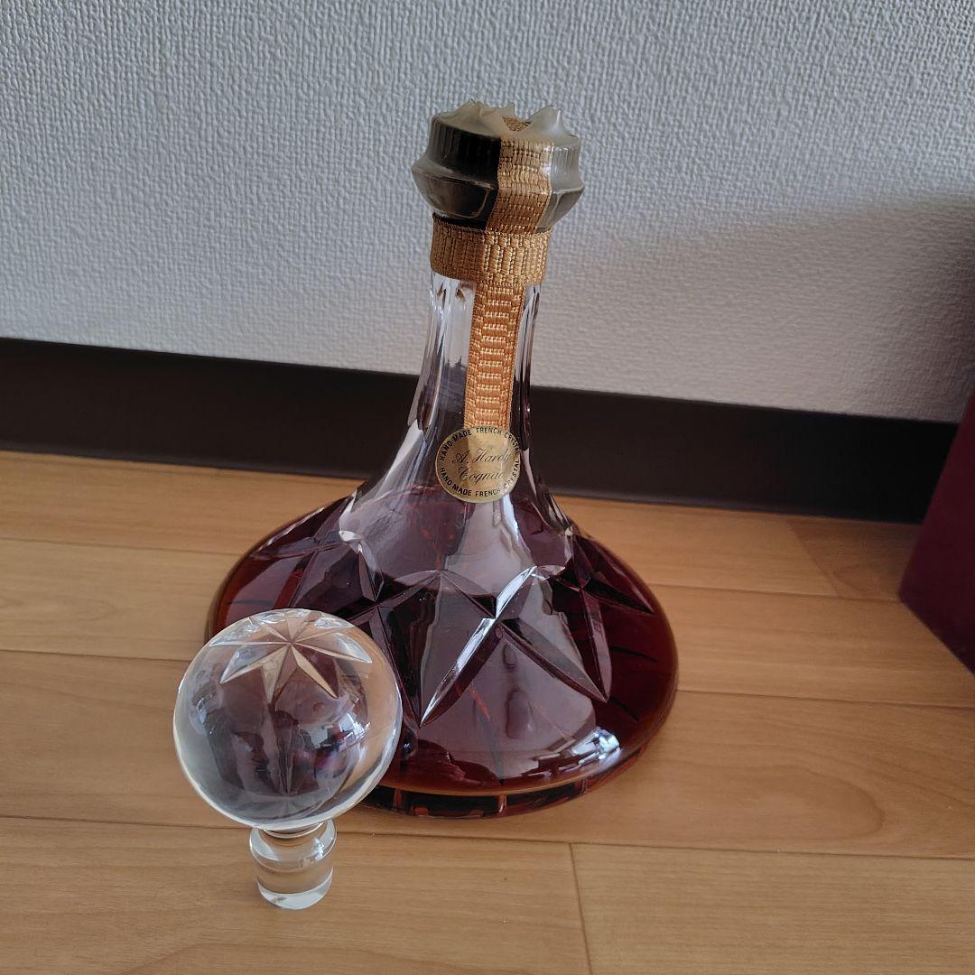 A.HARDY ハーディー クリスタル デキャンタ ブランデー替え栓付き　箱付き