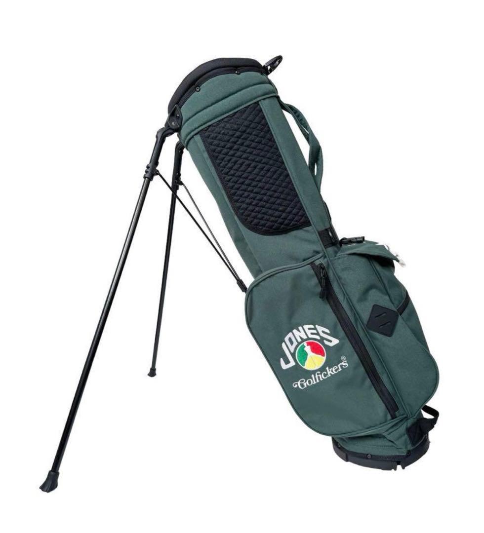 ゴルフィッカーズ x JONES ゴルフバッグ LGB1 グリーン・段ボールなし