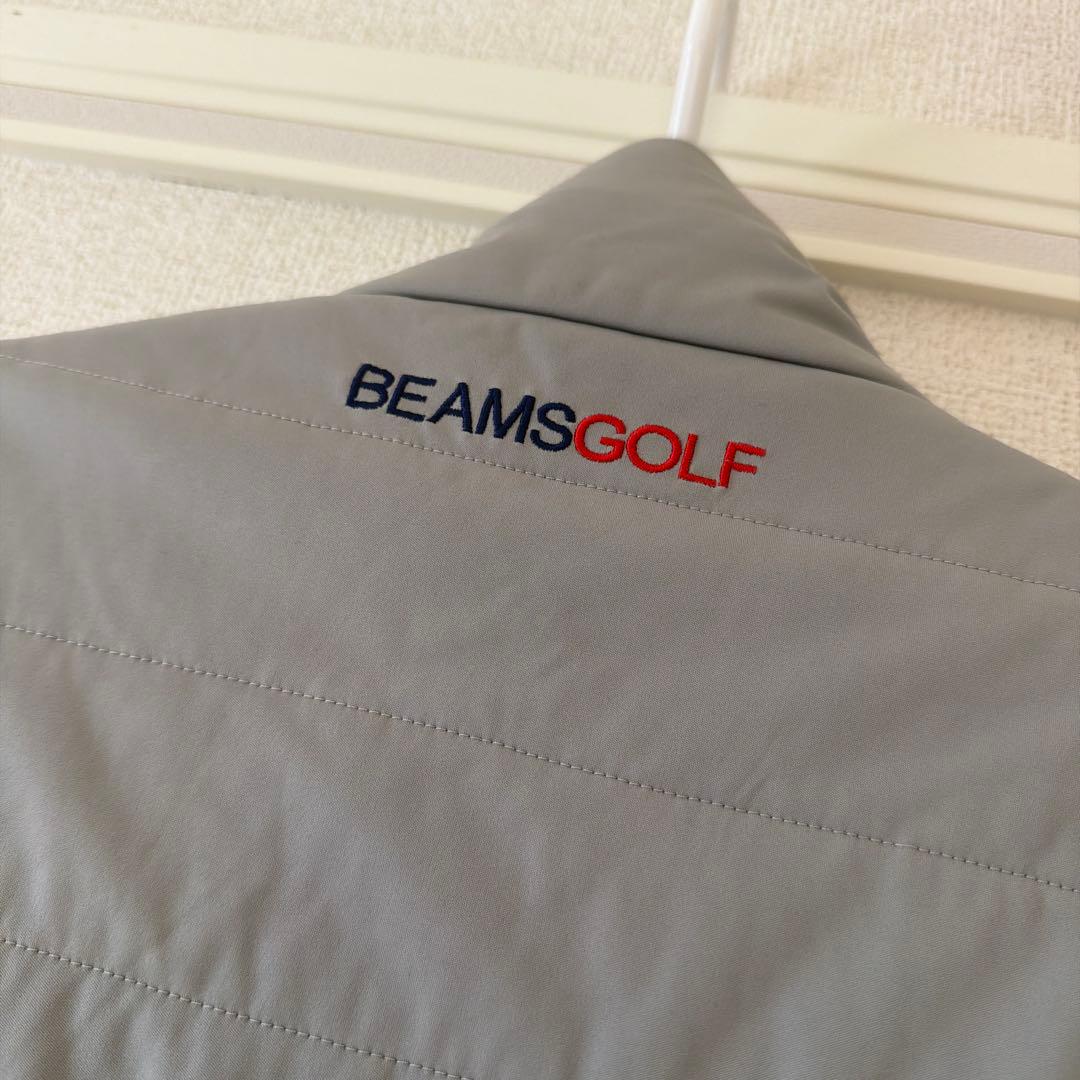 BEAMS GOLF 中綿ショートスリーブジャケット グレー