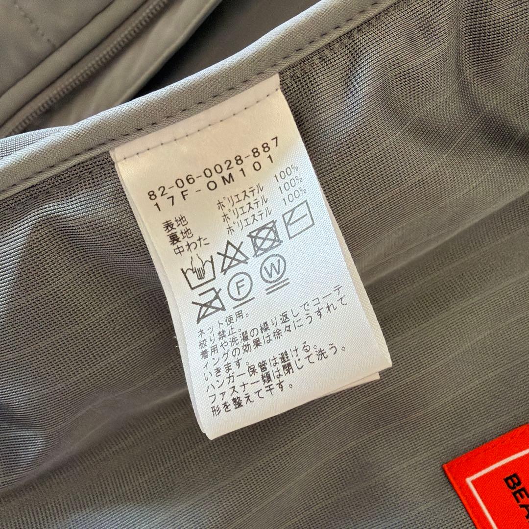 BEAMS GOLF 中綿ショートスリーブジャケット グレー