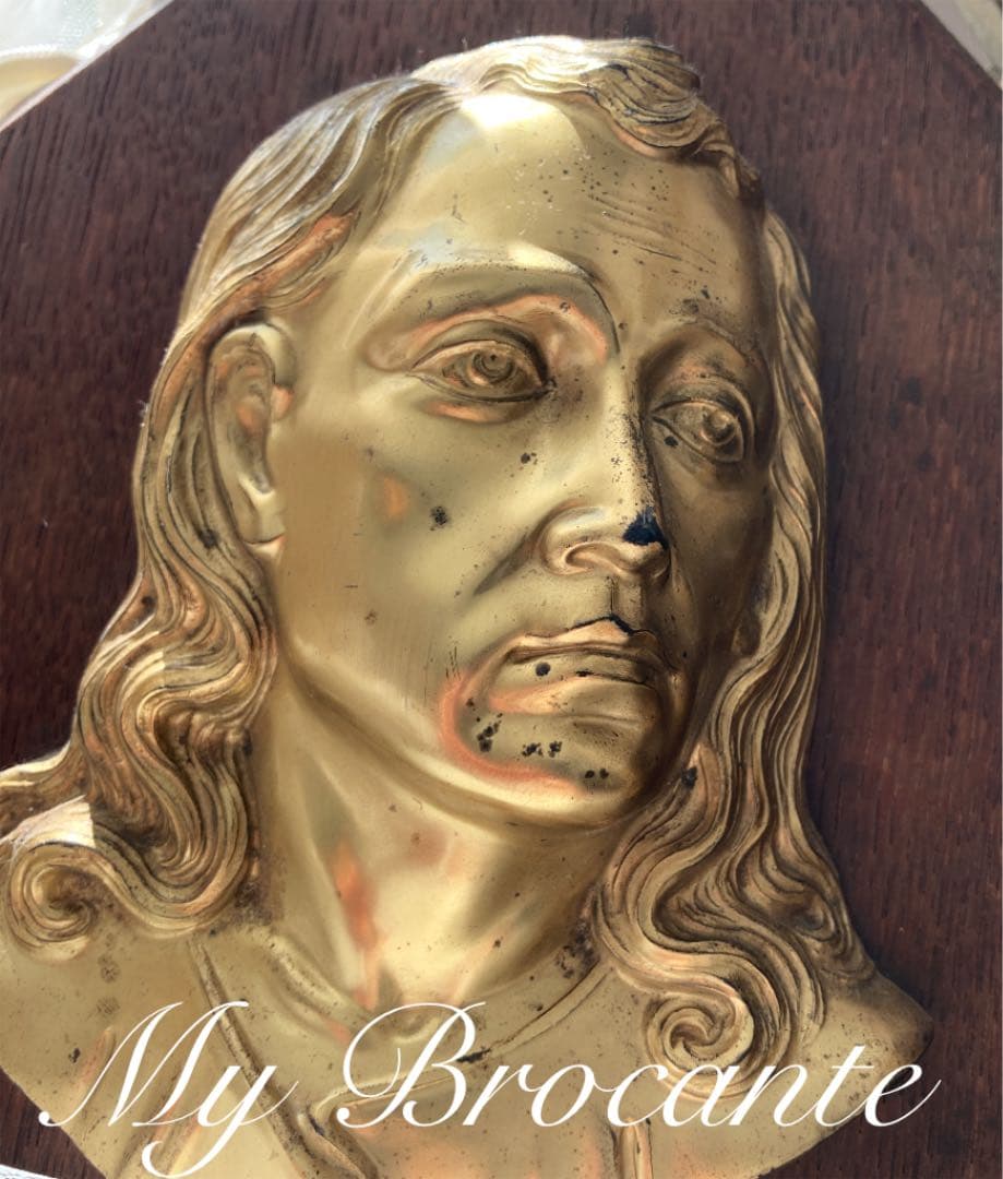 アンティーク雑貨 Religious wall decorations wood and iron