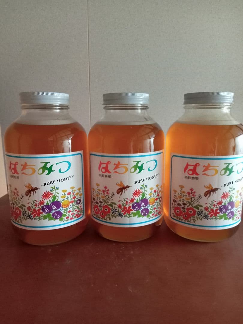 国産百花蜂蜜2400g×3