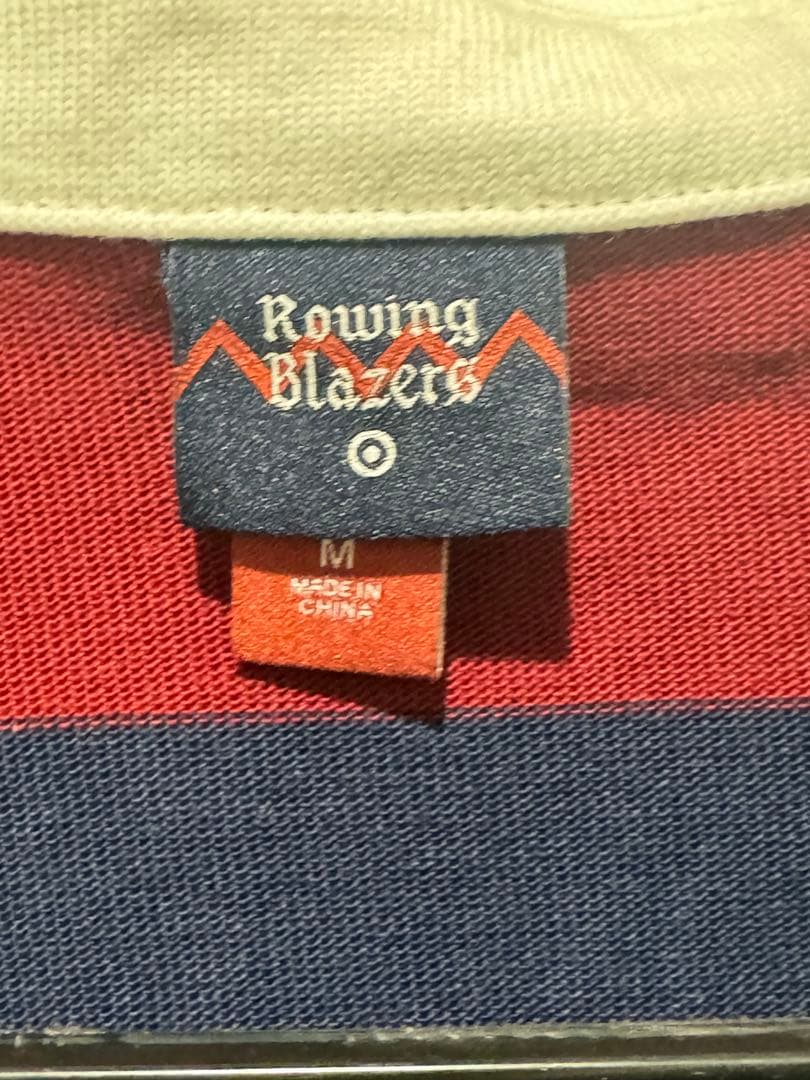 Rowing Blazers ラガーシャツ M 赤/紺