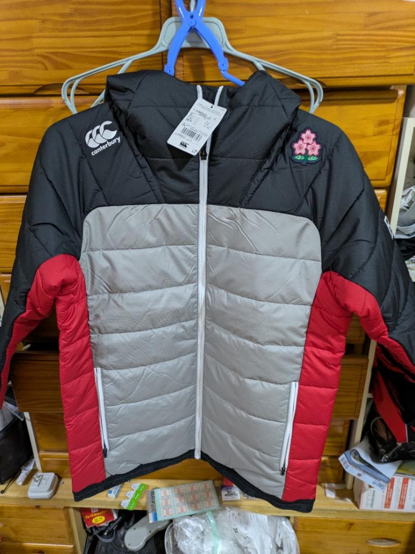 【⭐️お値下げ：ラグビー７s日本代表】カンタベリー インサレーションジャケットＬ