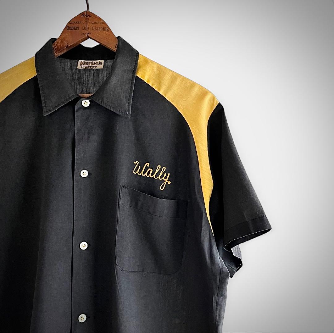 King Louie★ボーリングシャツ★USA製★刺繍入り