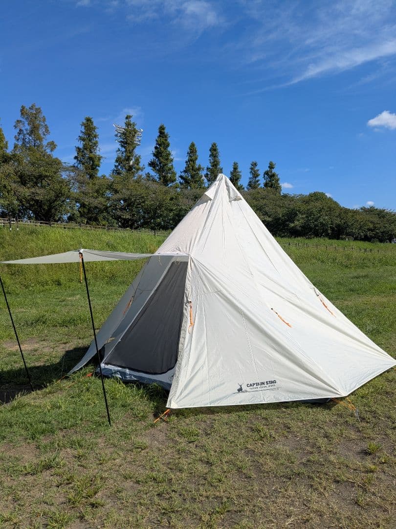 【美品】キャプテンスタッグ　オクタゴン460UV　UA-35　ワンポールテント