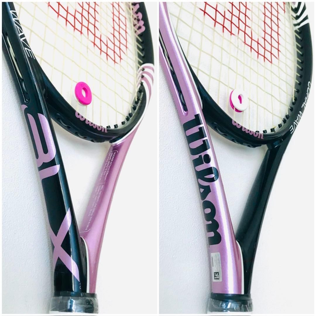 【美品】ウィルソン『BLXコーラルウェーブ』テニスラケット／G1／軽量／初心者