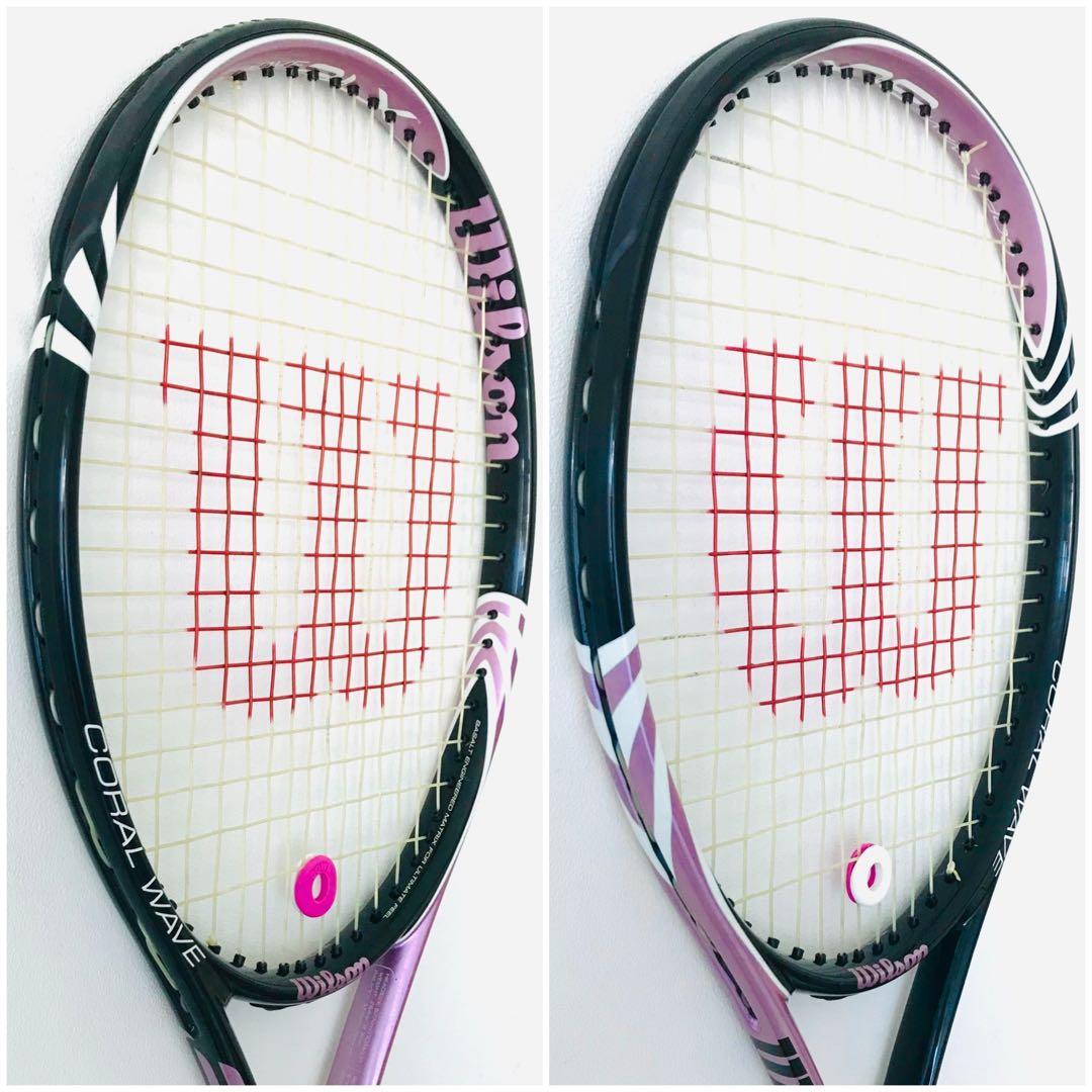 【美品】ウィルソン『BLXコーラルウェーブ』テニスラケット／G1／軽量／初心者