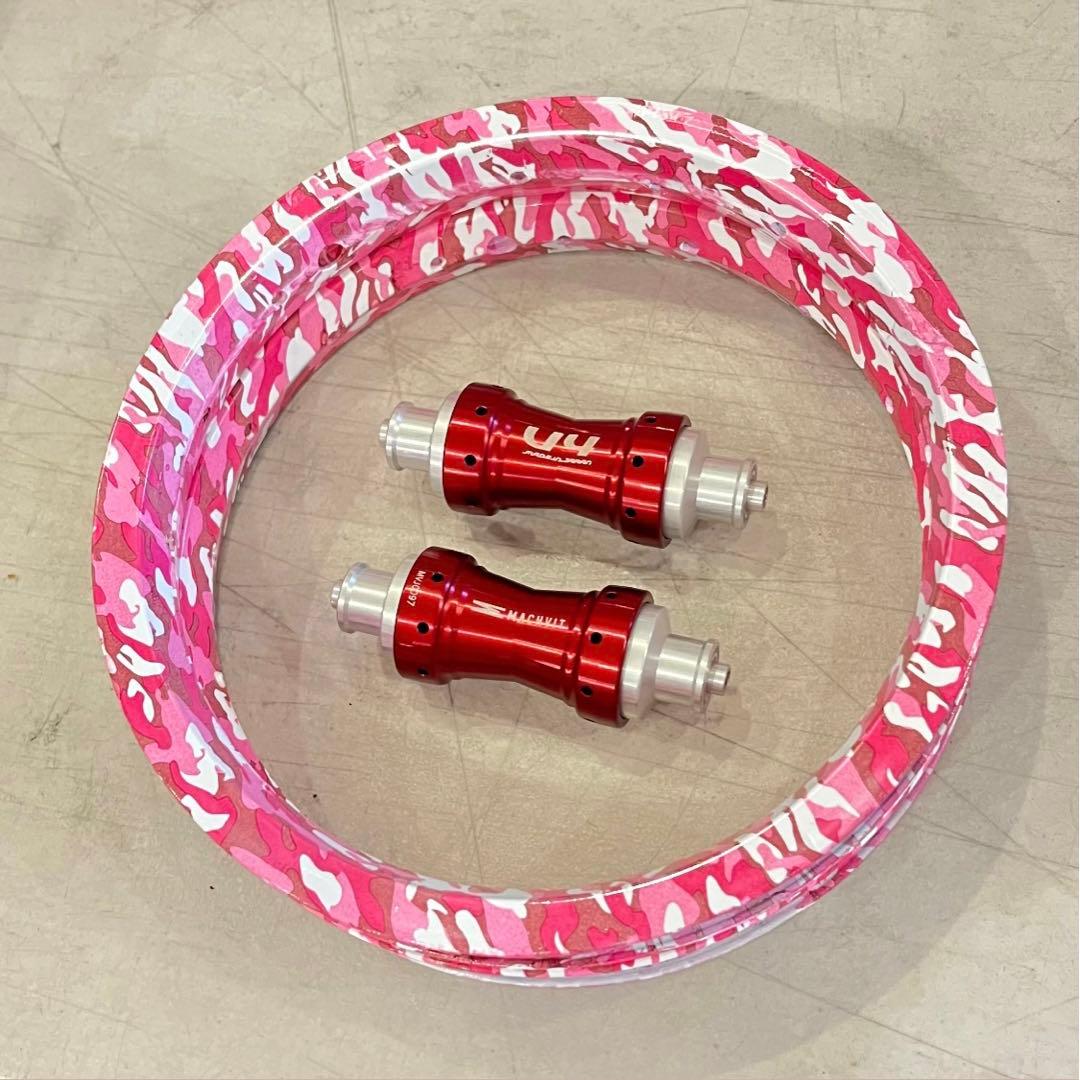 マッハビット　V4 ピンクカモ　アルミホイール　新品
