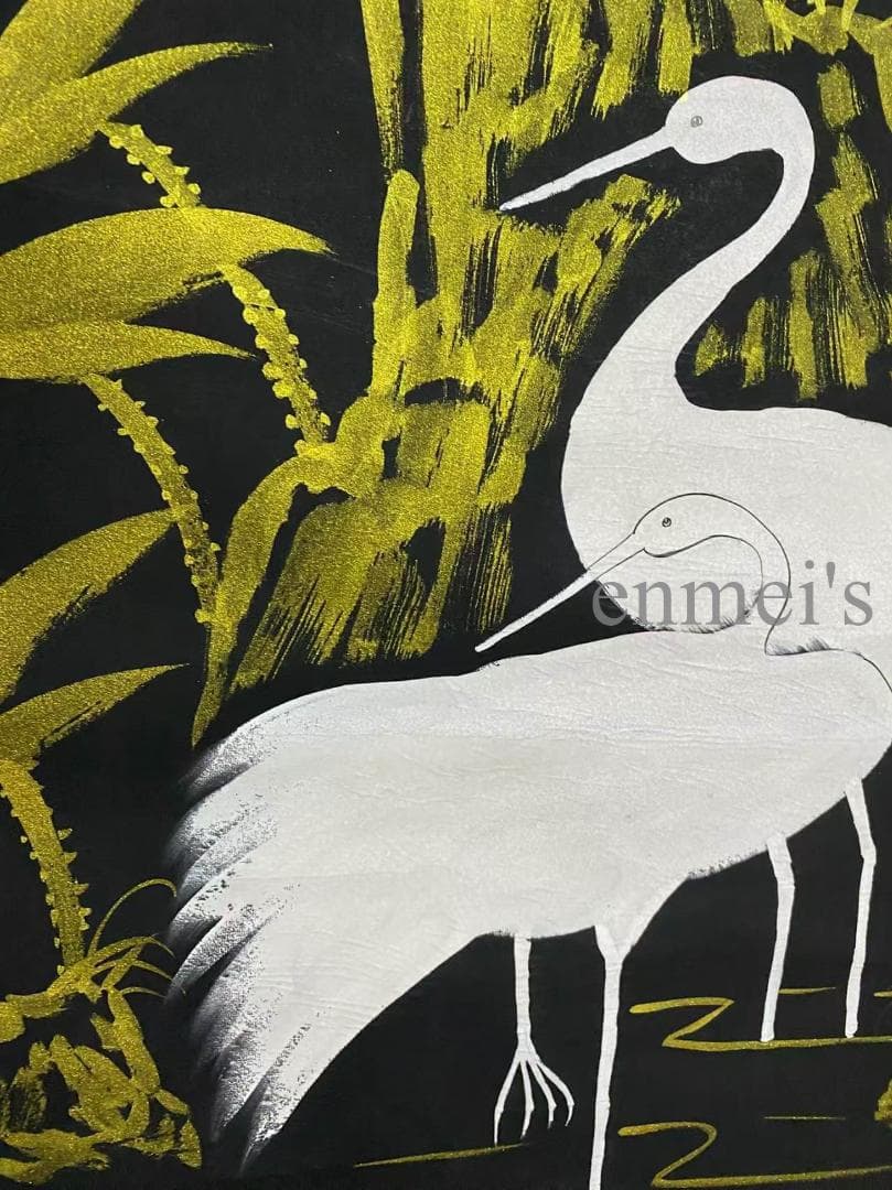 中国古美術 近代 張大千款 荷花白鷺画 水墨画 掛け軸 宣紙 唐物 花鳥画 肉筆