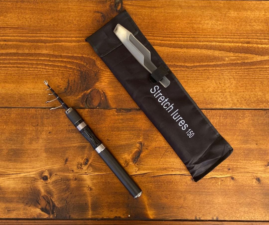 トラウトセット　トラウトロッド　5ft 渓流釣り　超軽量　カーボンロッド　リール