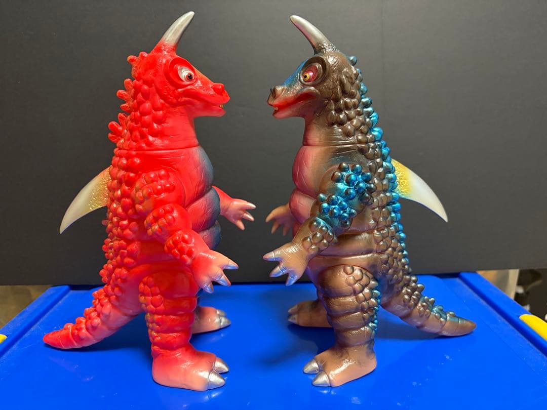 ブルマァク ブラックギラス&レッドギラスソフビ 2体セット ウルトラマンレオ怪獣