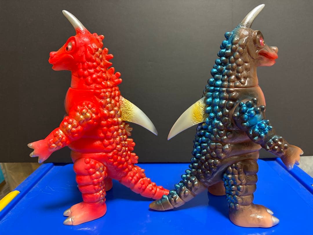 ブルマァク ブラックギラス&レッドギラスソフビ 2体セット ウルトラマンレオ怪獣