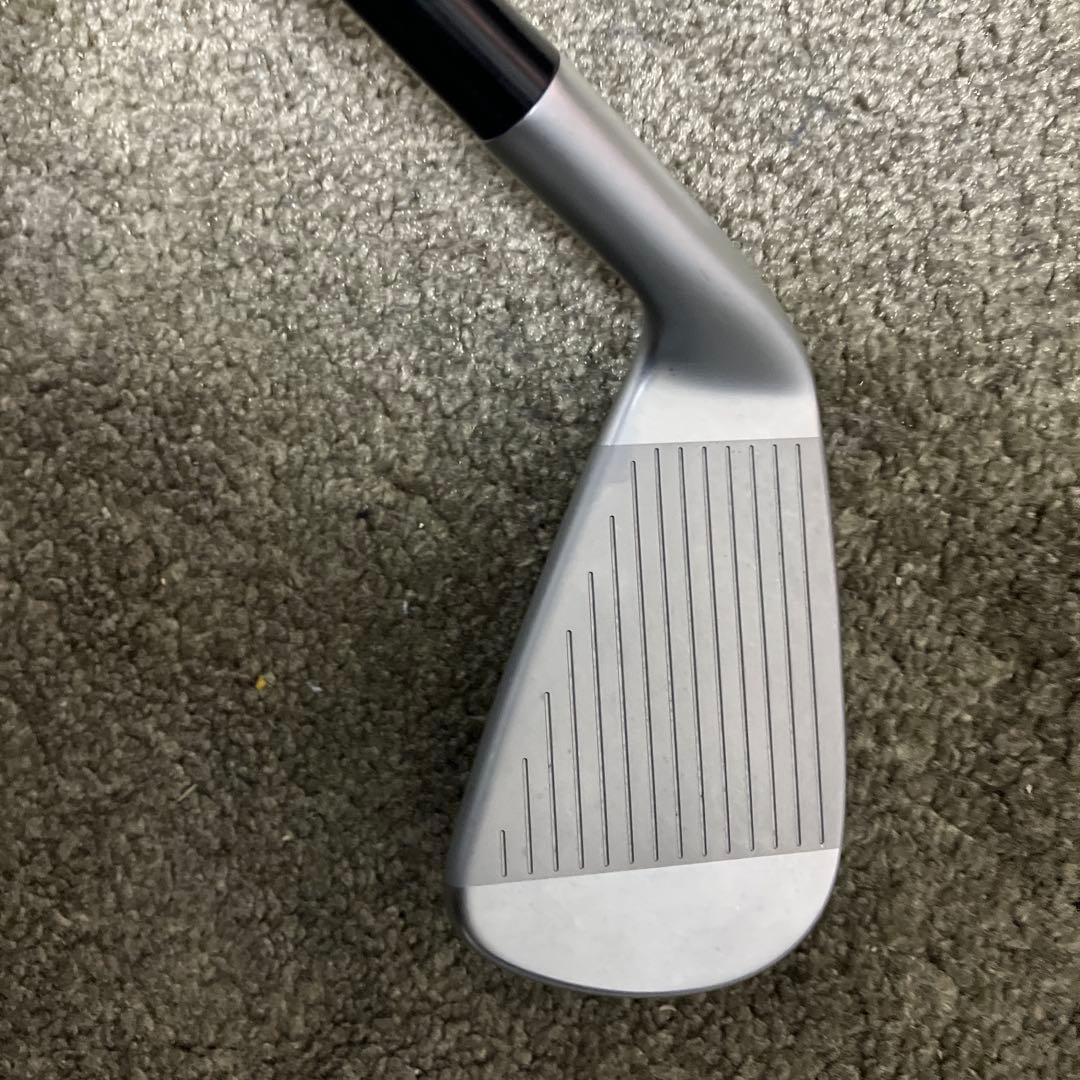 美品P790 7番アイアン 2023年モデル 純正スチールシャフト フレックスS
