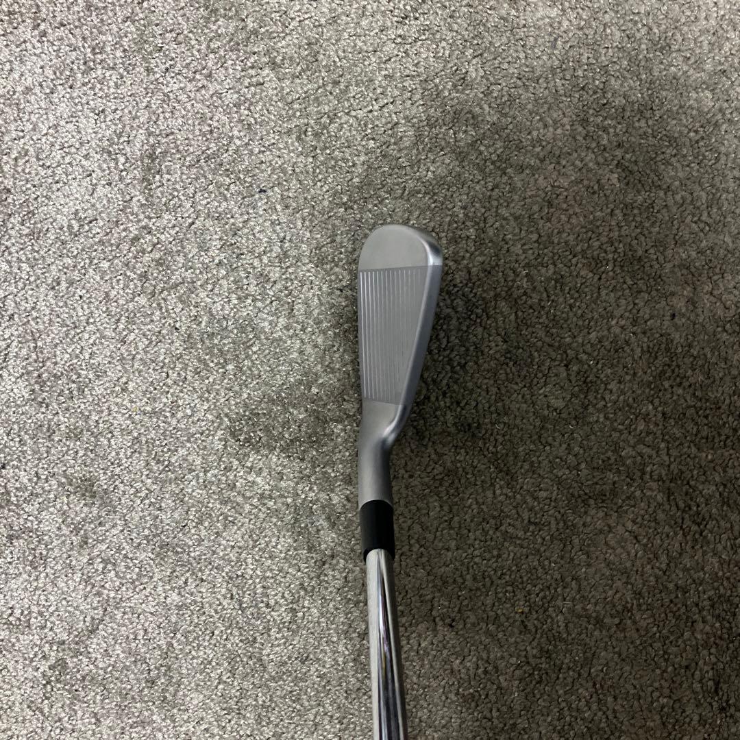 美品P790 7番アイアン 2023年モデル 純正スチールシャフト フレックスS