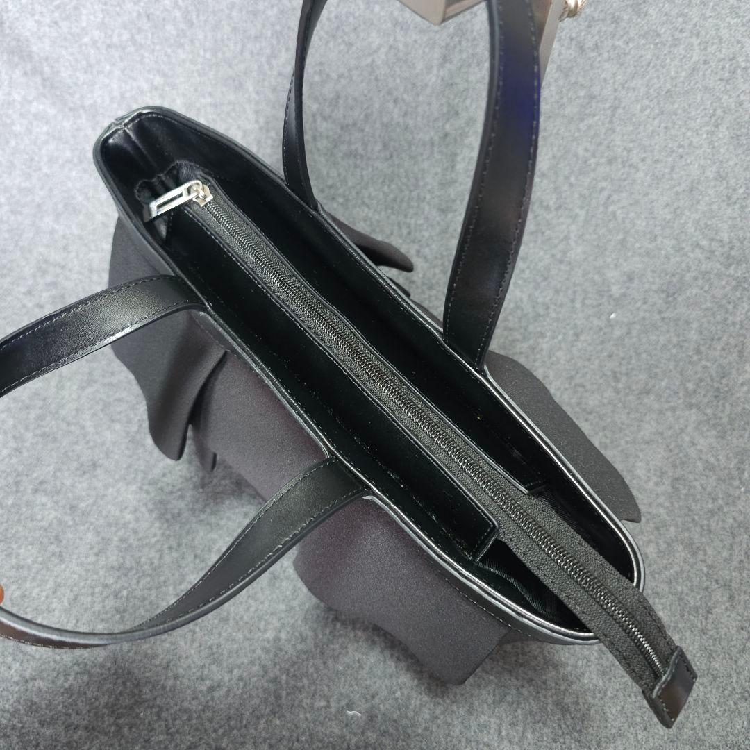 【ランバンスポール】人気刻印ロゴ×段切りかえフリルデザイン ゴルフカートバッグ黒