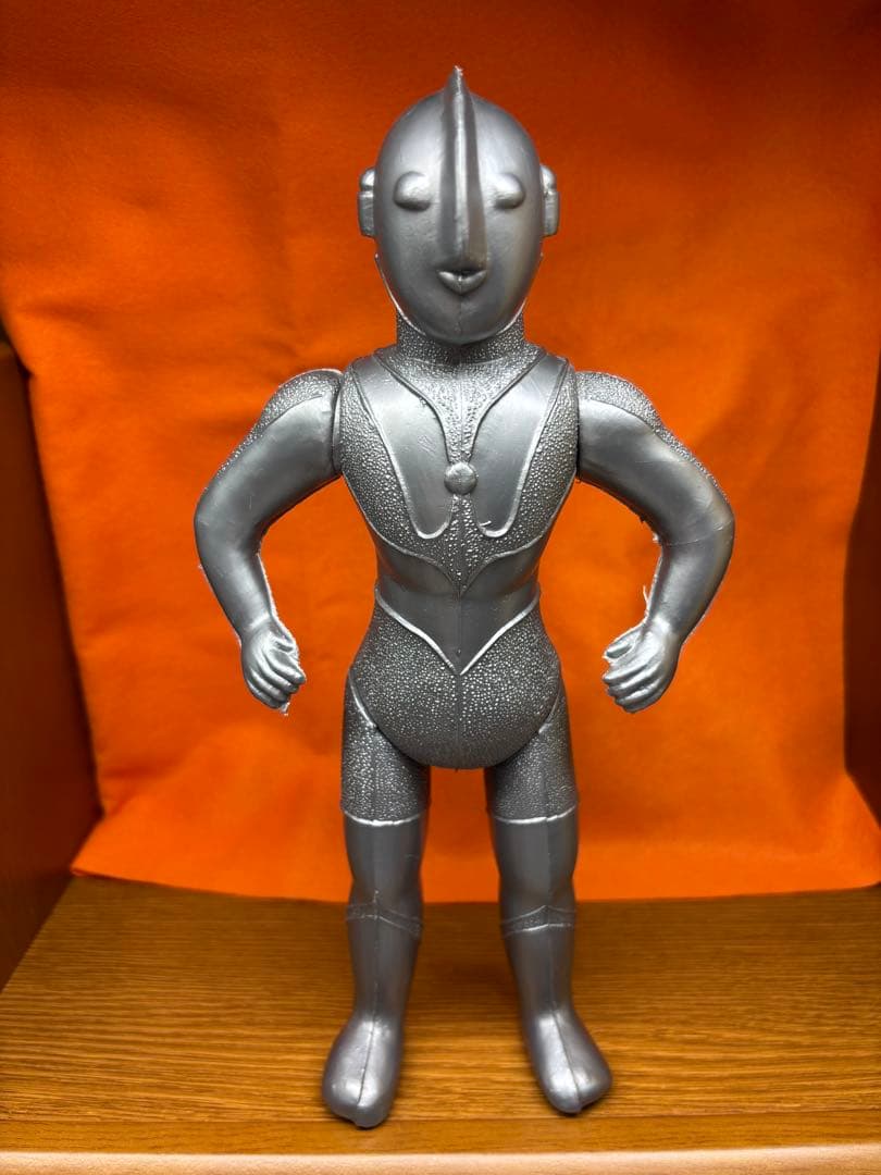 当時物 ウルトラマン 無版権 ポリ製 約25cm マルサン ソフビ 1期風