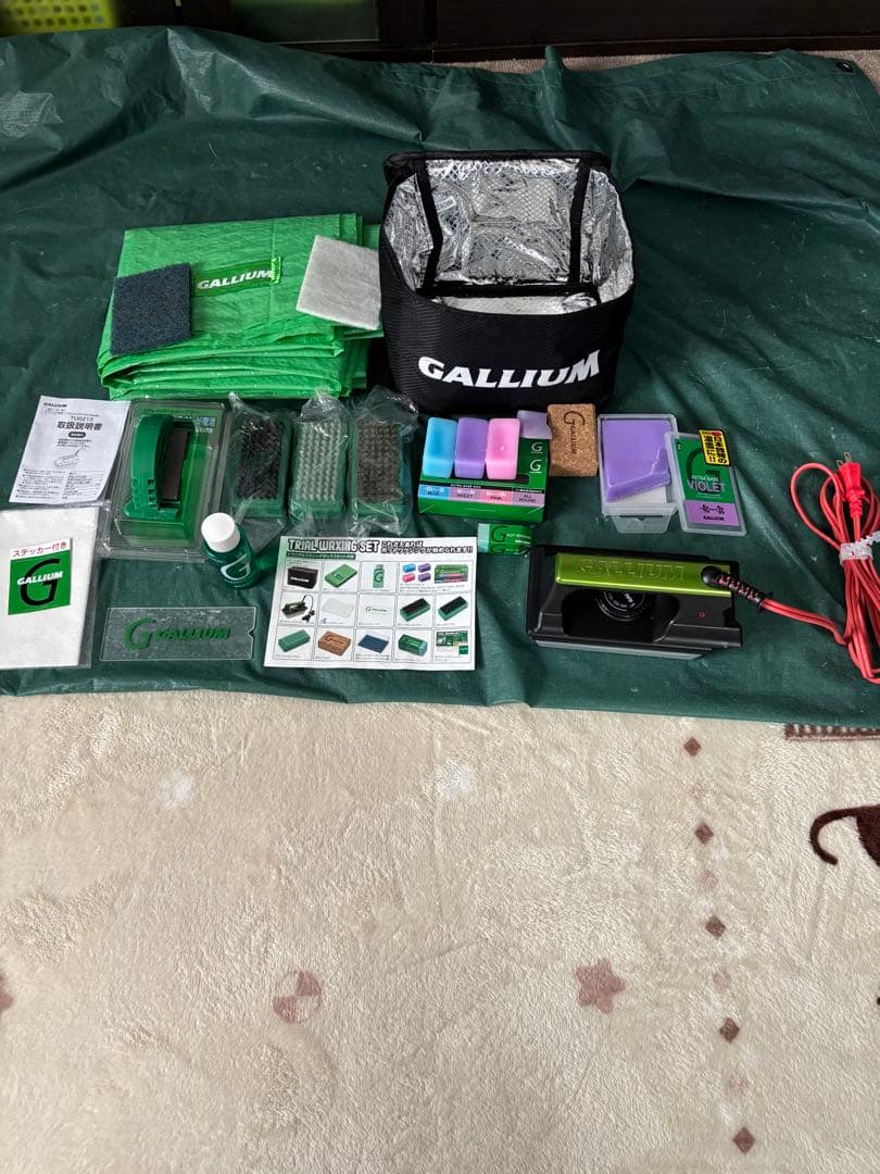 ガリウム　トライアルワクシングセット　ホットワックス　アイロン➕シャープナー