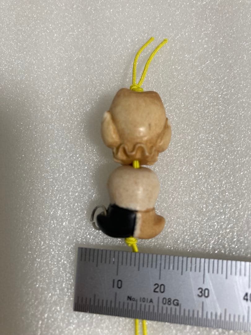 天然素材　ピエロ彫刻　根付　提げ物